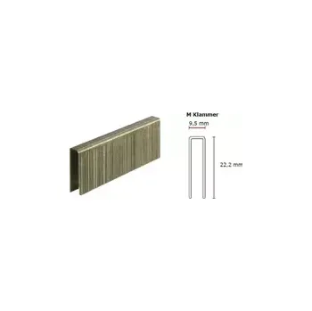 Průmyslová sponka Spony M (G) 9,5 x 22mm 5000ks pozinkované SENCO