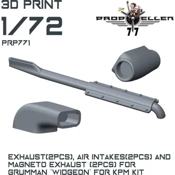 Plastikový model 77PROPELLER 1/72 Gruman Widgeon exhaust,intakes,magneto (KPM)