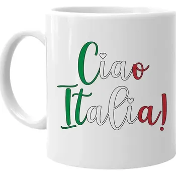 Žertovný předmět Ciao Italia! - hrnek s potiskem