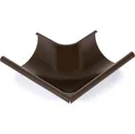 Roh vnější pro okapový žlab EVROMAT 333 mm pozinkovaný lakovaný RAL 8017 hnědý