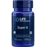 Life Extension Super K, Kombinace K2 a K1, 2600 μg, 90 softgel kapslí