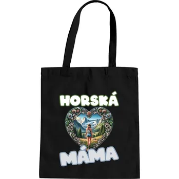 Žertovný předmět Horská máma - taška s potiskem