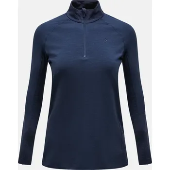 TERMO PRÁDLO PEAK PERFORMANCE W MAGIC HALF ZIP BLUE SHADOW