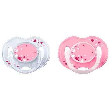 dudlíky AVENT Šidítko noční 0-6m 2 ks