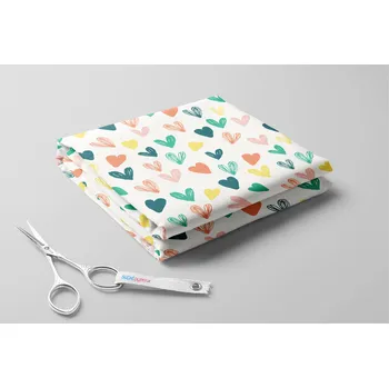 Softshell jarní, 20/9, Šrafovaná srdíčka Barva: Bílá