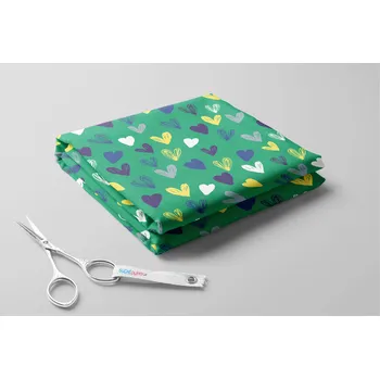 Softshell jarní, 20/9, Šrafovaná srdíčka Barva: Zelená