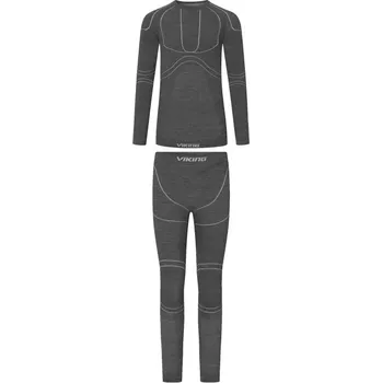Pánské funkční prádlo Viking LAN PRO Merino set grey Velikost: XL