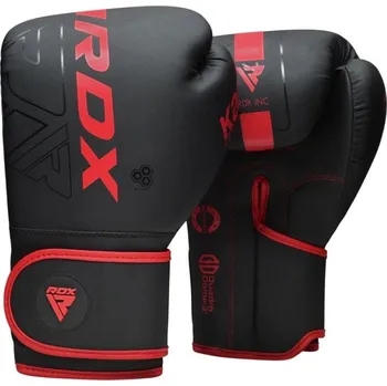 Boxerské rukavice RDX Sports Boxerské rukavice F6 Kara Red - RDX Velikost: 10 oz, Barva: červená