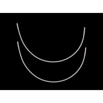 Kostice kovové ploché, malé, 38 bílá