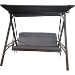 Rojaplast RATTAN zahradní houpačka HNĚDÁ