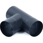 Odbočka pro okapový svod EVROMAT 100/100 mm 72° pozinkovaná lakovaná RAL 7016 antracit