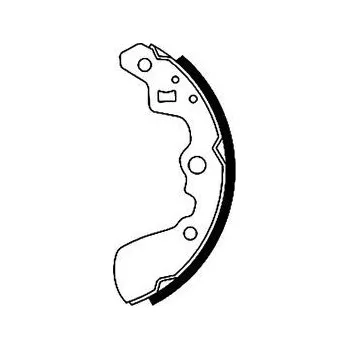 Brzdová čelist Sada brzdových čelistí TEXTAR 91042600