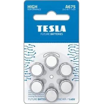 TESLA A675 (PR44) Zinc Air 6 ks blistr NEW