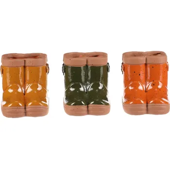 Stojan na květiny Autronic Obal na květiny - holínky, malé, keramika, mix 3 druhů, cena za 1 ks - MT702-S