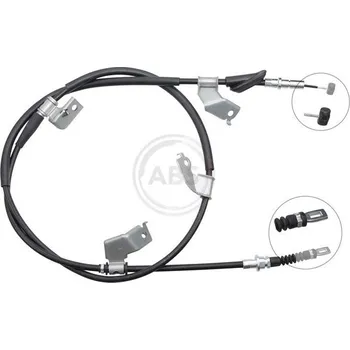 Lanko parkovací brzdy Tažné lanko, parkovací brzda A.B.S. K19077