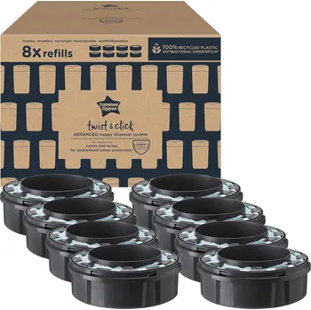 Koš na pleny Tommee Tippee Náhradní kazety Sangenic Twist&Click 8ks