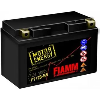 Motobaterie Fiamm Motorenergy AGM 12V, 10Ah, FT12B-BS