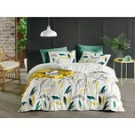 Povlečení bavlna 140x200, 70x90cm Carmen green zipový uzávěr