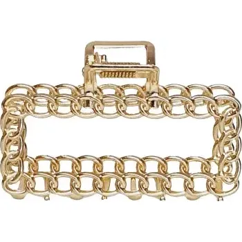 Ozdoba do vlasů Kovový skřipec do vlasů - zlatý - 7cm