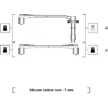 Autoelektrika Sada kabelů pro zapalování MAGNETI MARELLI 941215110796
