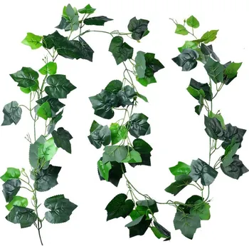 umělá květina Dekorace zelená umělá rostlina girlanda břečťan - 20*10*220 cm