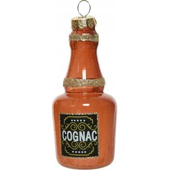Vánoční dekorace Vánoční skleněná vánoční koule ve tvaru láhve KAEMINGK