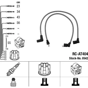 Zapalovací kabel Sada kabelů pro zapalování NGK 0542