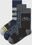 3PACK Ponožky Debox Bike vysoké