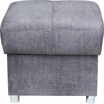 Taburet ALFA - taburet, látka Vogue 14 světle šedá (FE) kolekce - "E" (K250)