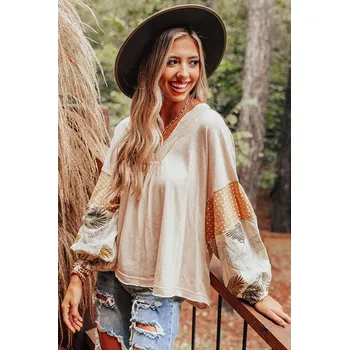 Dámská mikina OMG Dámská mikina bez zapínání Falmav krémová XL