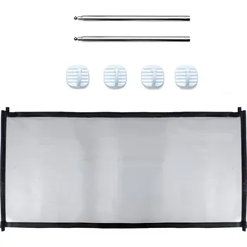 Dětská zábrana Verk 15783 zábrana do dveří 180 x 75 cm průhledná