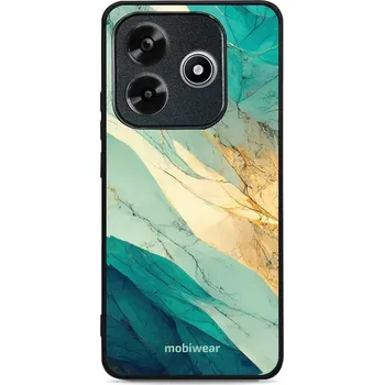 Lesklý kryt Mobiwear Glossy - Xiaomi Redmi Note 14 5G - G024G - Zlatavý a zelenkavý mramor (Prémiové lesklé pouzdro, obal, kryt Mobiwear Glossy na mobil Xiaomi Redmi Note 14 5G - G024G - Zlatavý a zelenkavý mramor, materiál Plast + TPU silikon - krytí po)