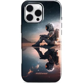 Pouzdro na mobilní telefon Odolný obal Mobiwear Elite Pro - Apple iPhone 16 Pro Max - E003E Astronaut na samotce (Odolné pouzdro, obal kryt Mobiwear Elite Pro - maximální ochrana mobilu, zesílené hrany, přesné výřezy, pohodlné držení, odolná grafika, kvalitní materiály)