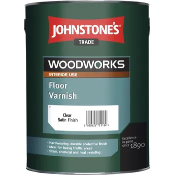 Lak na dřevo JOHNSTONE'S Floor Varnish Satin podlahový lak 2.5 l Saténový
