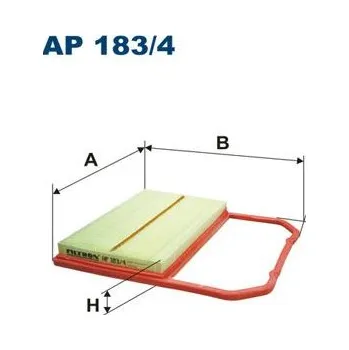 Vzduchový filtr Vzduchový filtr FILTRON AP 183/4