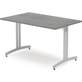 Jídelní stůl Jídelní stůl, 1200x700 mm, tmavě šedé linoleum, šedá