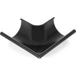 Roh vnější pro okapový žlab EVROMAT 333 mm pozinkovaný lakovaný RAL 9005 černý