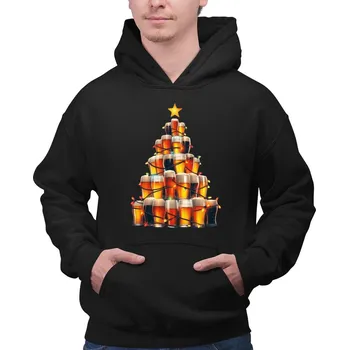 Žertovný předmět Garibald.cz - Vánoční pivní stromeček - pánská mikina s potiskem