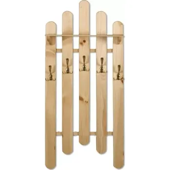 Věšák Drewmax WS103 dřevěný věšák masiv borovice