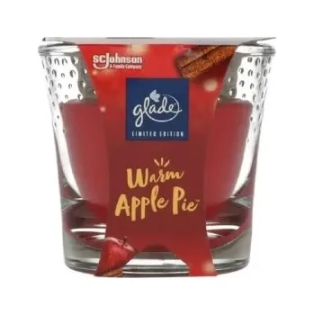 vonný vosk Glade svíčka Warm Apple Pie 112g