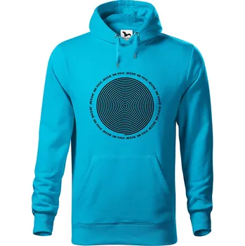 Pánské oblečení DOBRÝ TRIKO Pánská mikina s potiskem Jdeme na pivo Velikost pánské mikiny: S, Barva: Tyrkysová