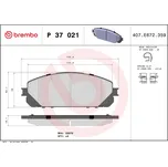 Sada brzdových destiček, kotoučová brzda BREMBO P 37 021