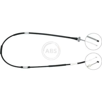 Lanko parkovací brzdy Tažné lanko, parkovací brzda A.B.S. K12668
