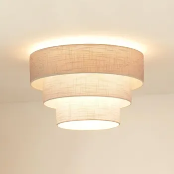 Brilagi - Stropní svítidlo ALASKA LUNETA 1xE27/15W/230V pr. 45 cm šedá/krémová