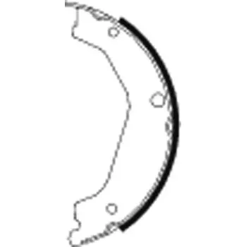 Brzdová čelist Sada brzdových čelistí, parkovací brzda TEXTAR 91068400