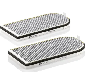 Ventilátor topení a klimatizace Filtr, vzduch v interiéru MANN-FILTER CUK 3642-2