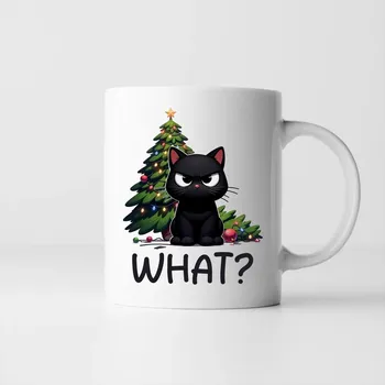 Žertovný předmět What? - hrnek s potiskem