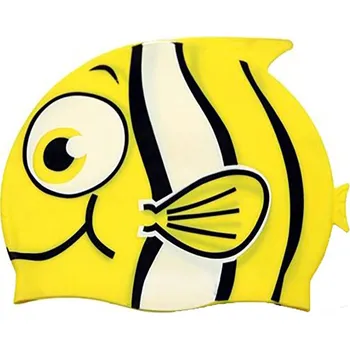 Plavecká čepice Dětská plavecká čepice RAS rybka žlutá