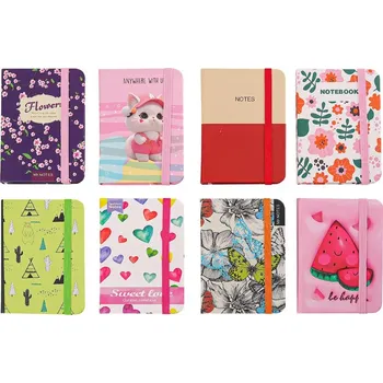 Diář MFP paper Blok s gumkou A7 80 listů mix č.7 linka 7501623