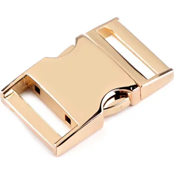 Galanterie Spona celokovová šíře 25 mm, barva 2 růžové zlato